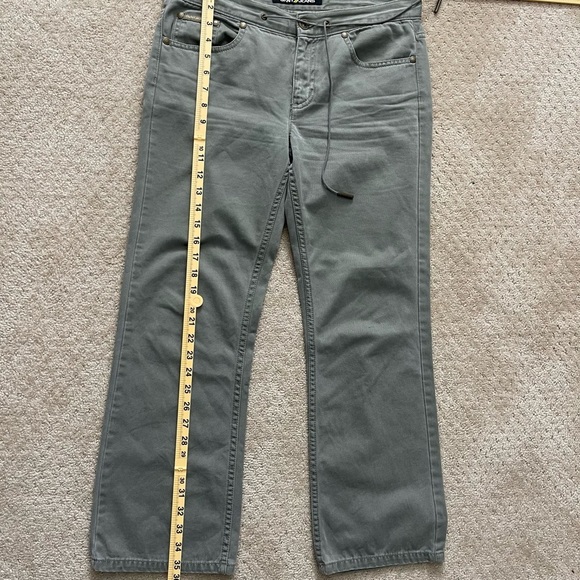 DKNY JEANS Women’s Khaki Cotton Zip Fly Drawstring Pants-Size 4 - Picture 8 of 9